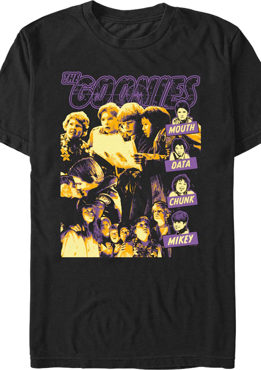 Characters Collage Goonies T-Shirt - main product image
