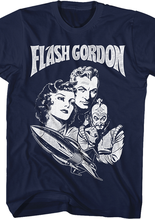 Characters Rocket Flash Gordon T-Shirt - main product image