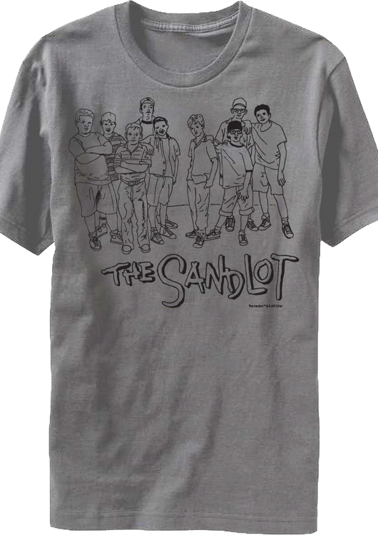 Characters Sketch Sandlot T-Shirt - main product image