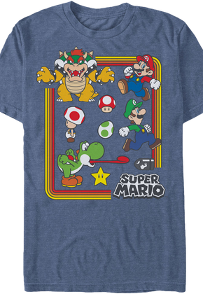 Characters Super Mario Bros. T-Shirt