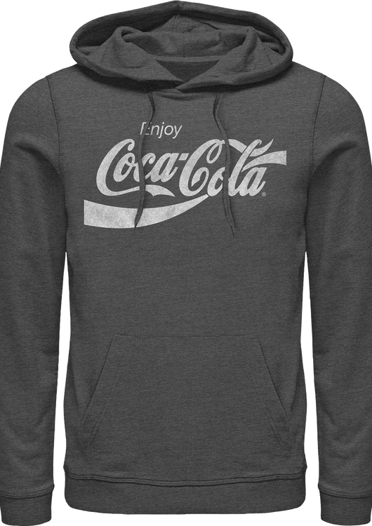 Charcoal Heather Enjoy Coca-Cola Hoodie - main product image