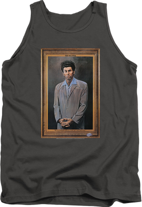 Charcoal Kramer Painting Seinfeld Tank Top