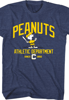 Charlie Brown Peanuts Athletic Department Since 1950 Peanuts T-Shirt