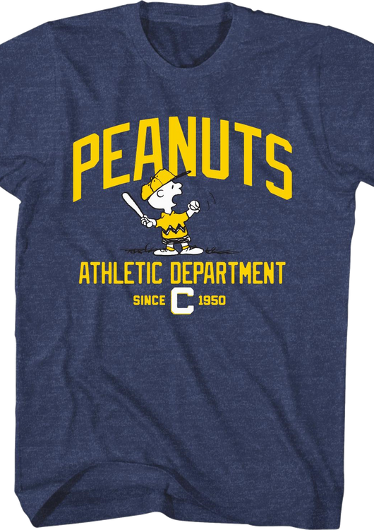 Charlie Brown Peanuts Athletic Department Since 1950 Peanuts T-Shirt - main product image