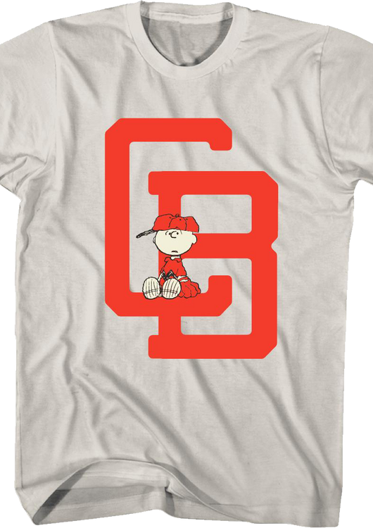 Charlie Brown Varsity Logo Peanuts T-Shirt - main product image