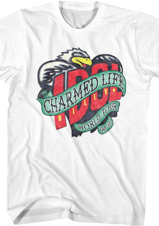 Charmed Life World Tour Billy Idol T-Shirt - main product image