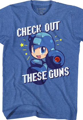 Check Out These Guns Mega Man T-Shirt