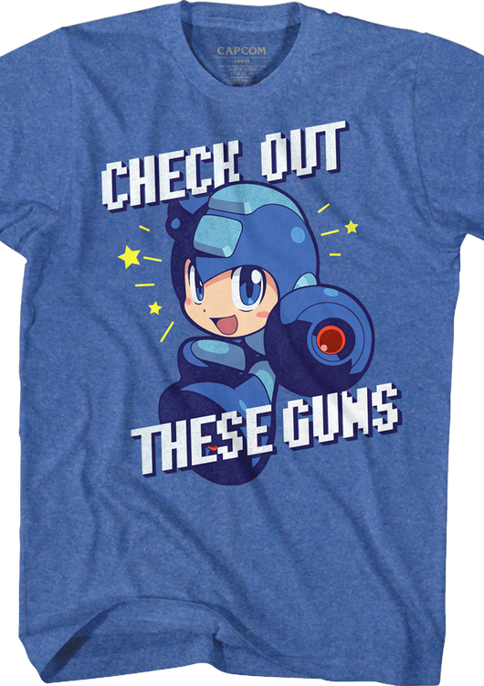 Check Out These Guns Mega Man T-Shirt - main product image