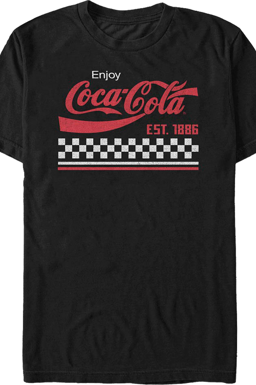 Checker Stripe Coca-Cola T-Shirt - main product image