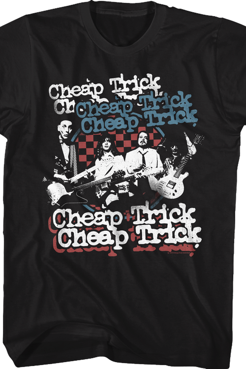 Checkerboard Cheap Trick T-Shirt - main product image