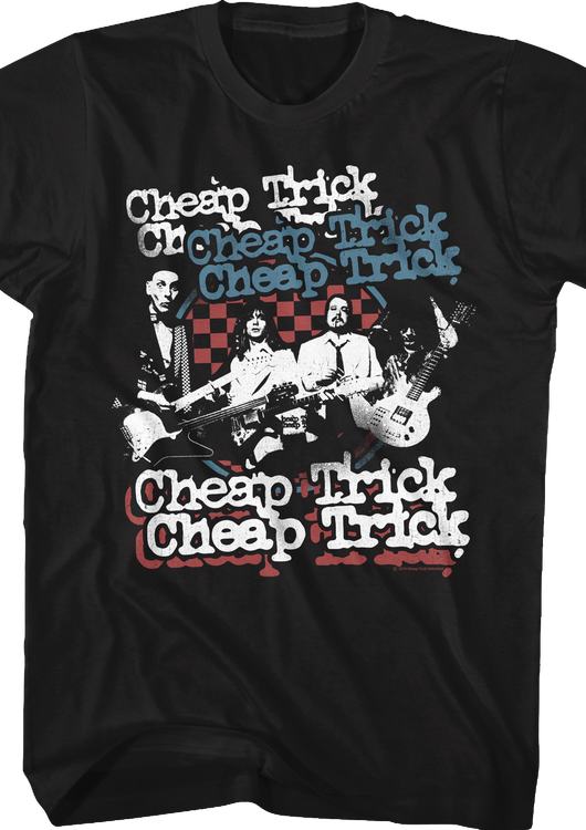 Checkerboard Cheap Trick T-Shirt - main product image