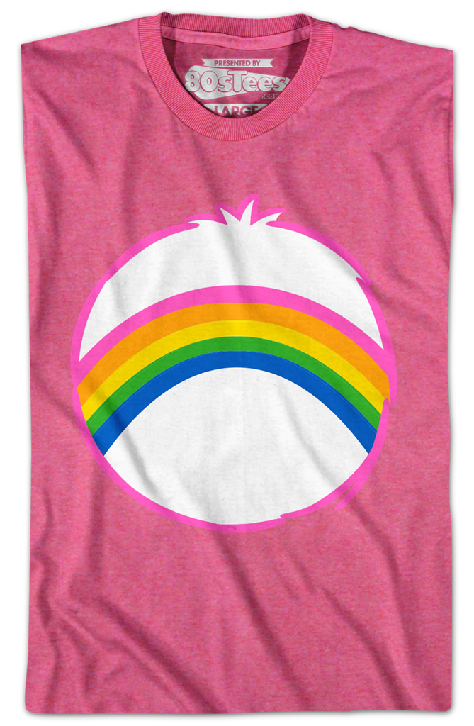 Cheer Bear Belly Badge Care Bears T-Shirt
