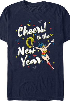 Cheers to the New Year Wonder Woman DC Comics T-Shirt
