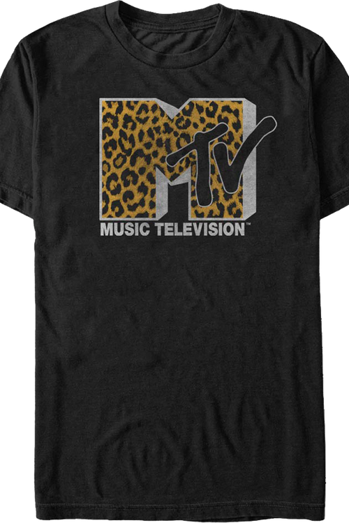 Cheetah Print Logo MTV Shirt - main product image