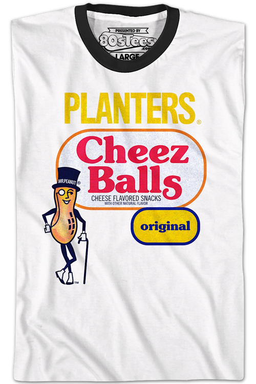 Cheez Balls Planters Ringer Shirtmain product image