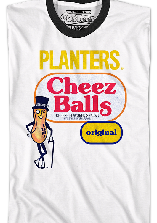 Cheez Balls Planters Ringer Shirt - main product image