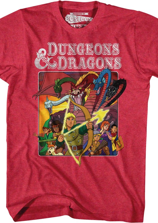 Cherry Heather Cartoon Characters Dungeons & Dragons T-Shirt - main product image