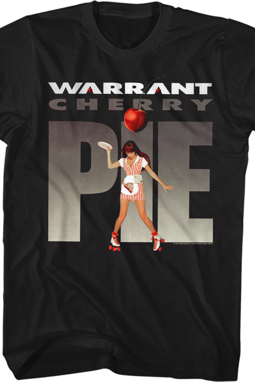 Cherry Pie Album Cover Warrant T-Shirt - Main Image