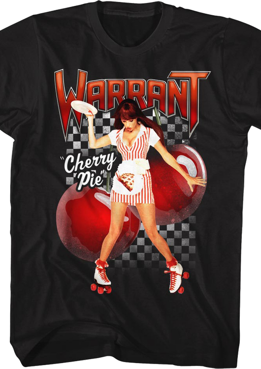 Cherry Pie Tastes So Good Make A Grown Man Cry Warrant T-Shirt - main product image
