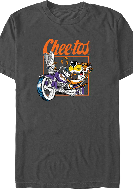 Chester Cheetah Motorcycle Cheetos T-Shirt - main product image