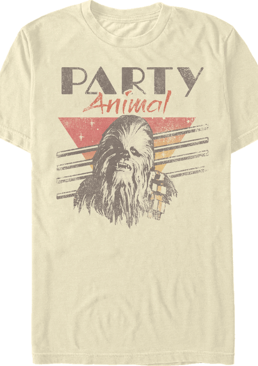 Chewbacca Party Animal T-Shirt - main product image