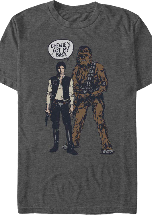 Chewie's Got My Back Star Wars T-Shirt - main product image