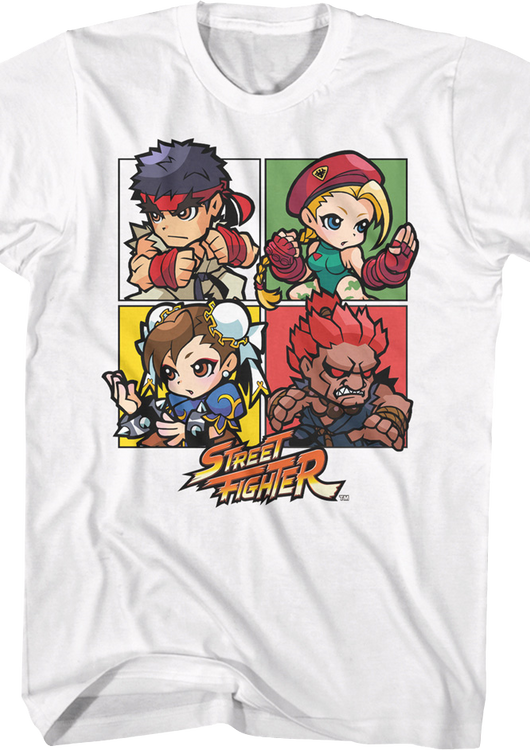 Chibi Boxes Street Fighter T-Shirt - main product image