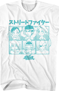 Chibi Characters Street Fighter T-Shirt