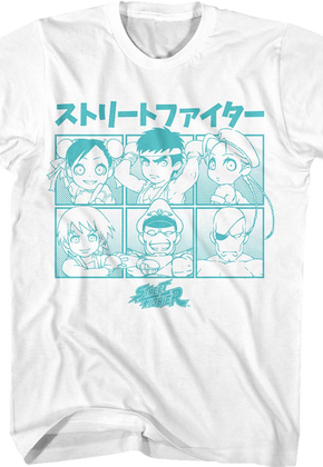 Chibi Characters Street Fighter T-Shirt