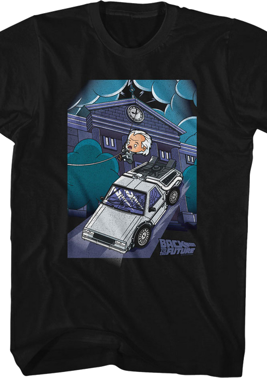 Chibi Doc Brown Back To The Future T-Shirt - main product image