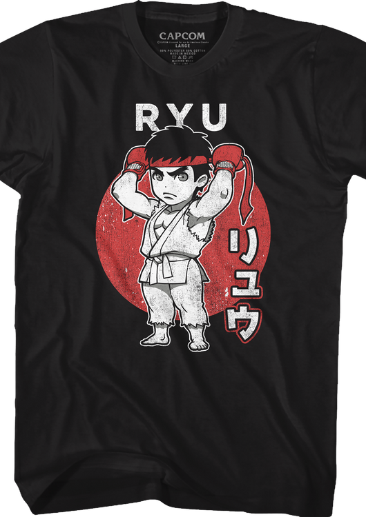 Chibi Ryu Street Fighter T-Shirt - main product image