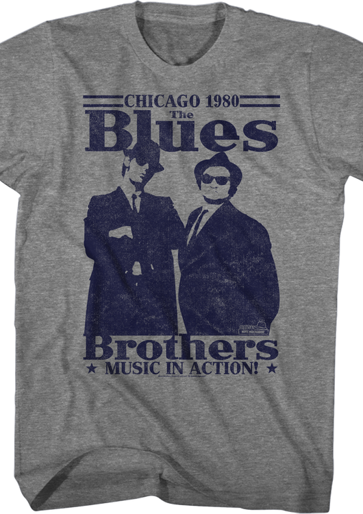 Chicago 1980 Blues Brothers T-Shirt - main product image