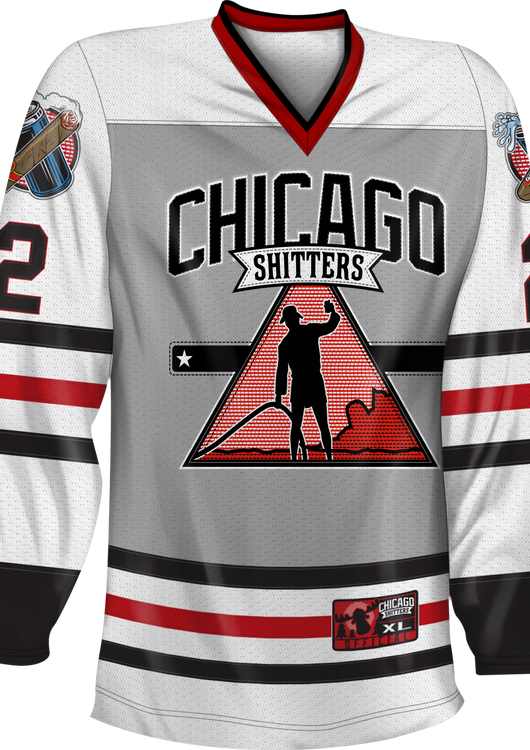 Chicago Shitters Christmas Vacation Hockey Jersey - main product image