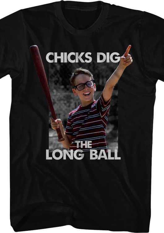 Chicks Dig The Long Ball Sandlot T-Shirt - main product image
