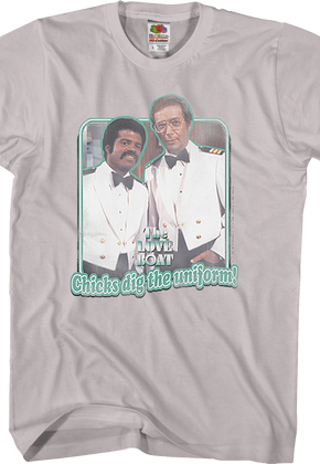 Chicks Dig the Uniform Love Boat T-Shirt