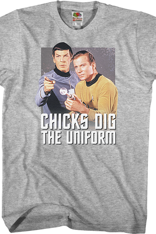 Chicks Dig The Uniform Star Trek T-Shirt - main product image
