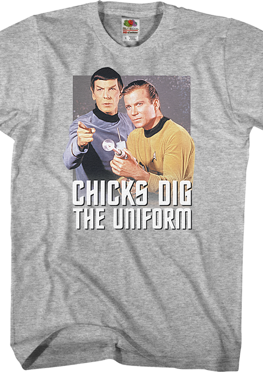 Chicks Dig The Uniform Star Trek T-Shirt - main product image