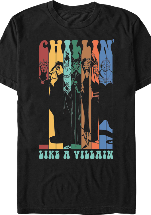 Chillin' Like A Villain Disney T-Shirt - main product image