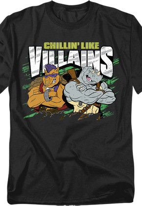 Chillin' Like Villains Teenage Mutant Ninja Turtles T-Shirt