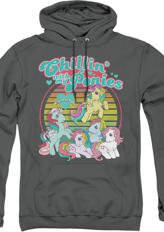 Chillin' With My Ponies My Little Pony Hoodie - main product image