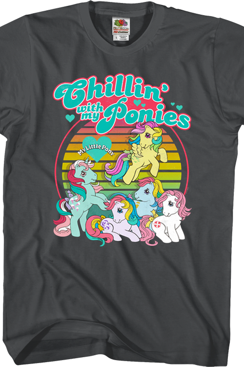Chillin' With My Ponies My Little Pony T-Shirt - main product image