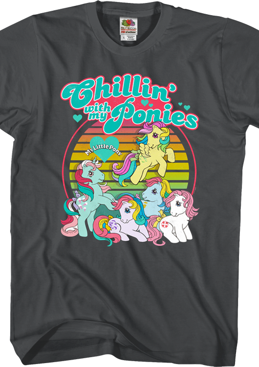 Chillin' With My Ponies My Little Pony T-Shirt - main product image