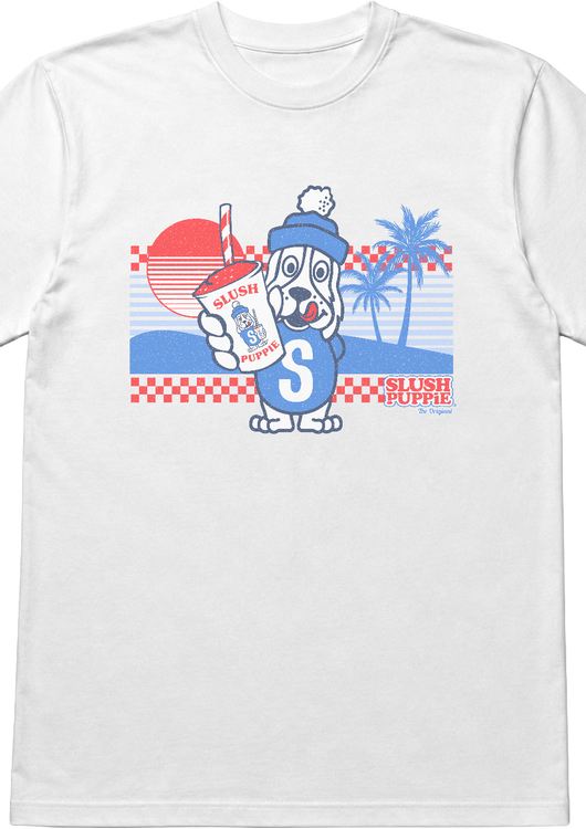 Chilly Dog Tropical Pose Slush Puppie T-Shirt - main product image