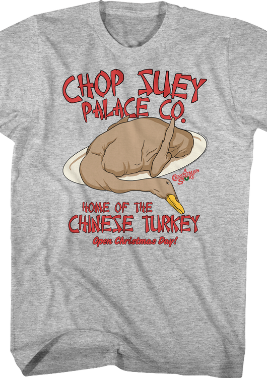 Chinese Turkey Christmas Story T-Shirt - main product image