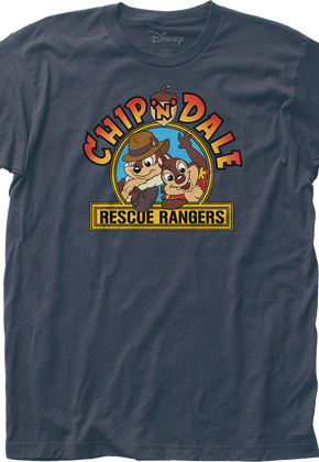 Chip n Dale Rescue Rangers Logo Mens T-Shirt