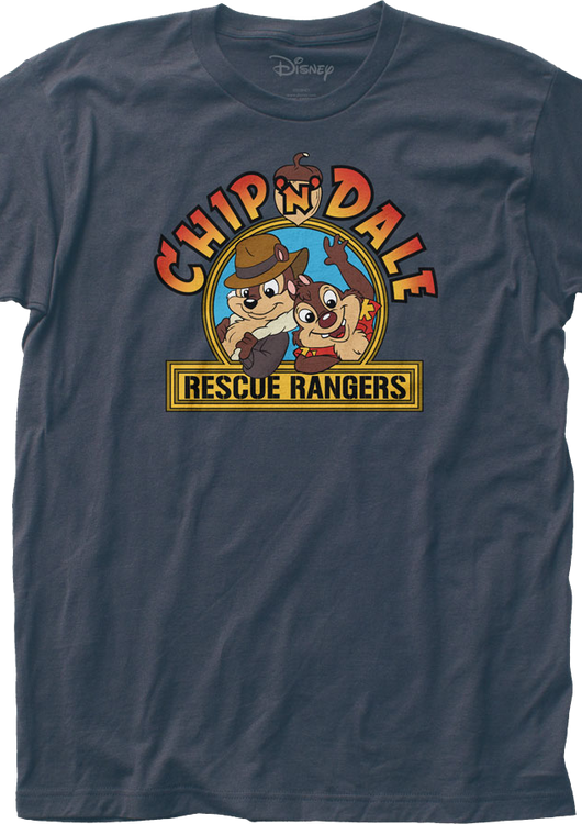 Chip n Dale Rescue Rangers Logo Mens T-Shirt - main product image