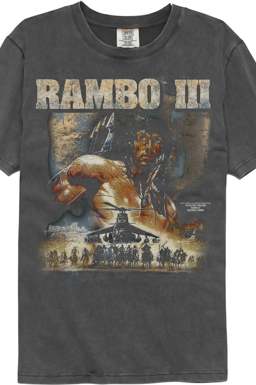 Chopper Poster Rambo 3 Comfort Colors Brand T-Shirtmain product image