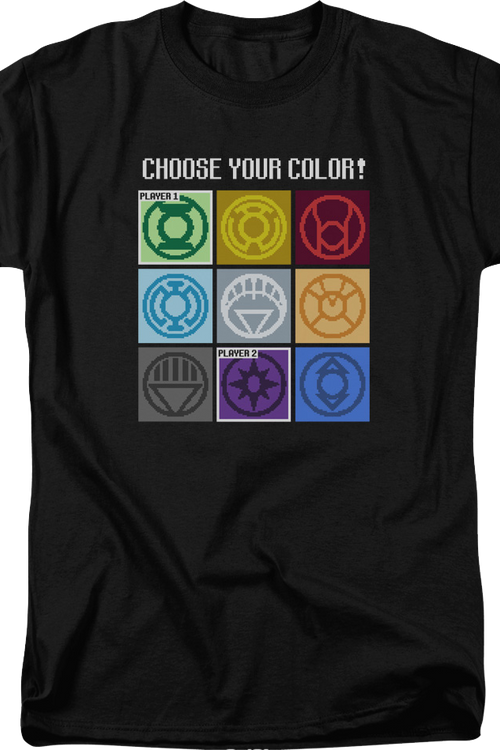 Choose Your Color Green Lantern DC Comics T-Shirtmain product image