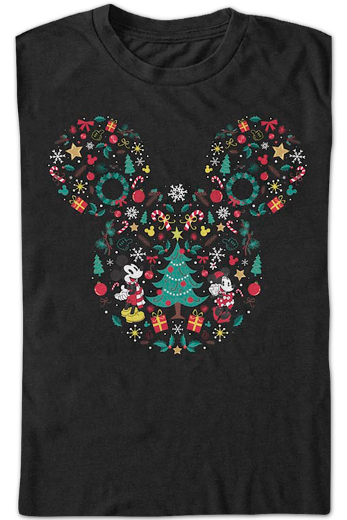 Christmas Design Mickey Mouse T-Shirtmain product image