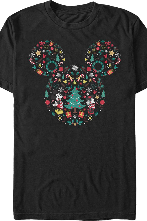 Christmas Design Mickey Mouse T-Shirtmain product image
